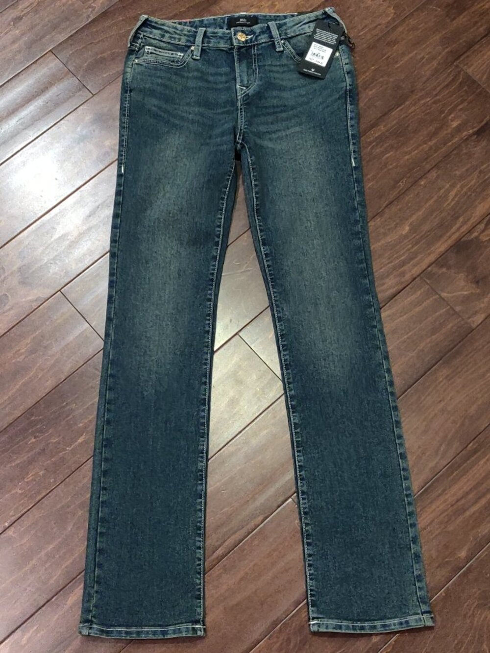 True Religion Billie Mid Rise Straight 28 New With Tags